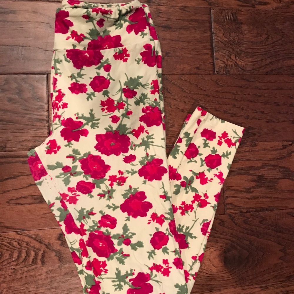 LULAROE OS Flowers Leggings
